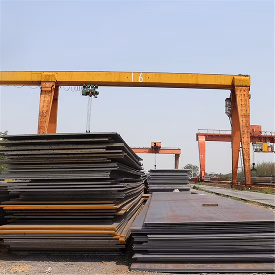 Piastra in acciaio al carbonio laminata a caldo in fabbrica Lamiere perforate in acciaio Corten Resistente agli agenti atmosferici Corten a Piastra in acciaio resistente agli agenti atmosferici in acciaio B